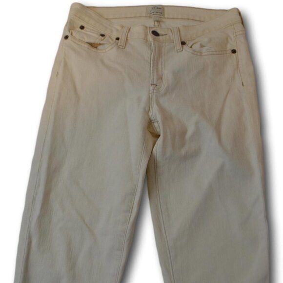 J Crew Off White Toothpick Jeans Size: 27 - Picture 1 of 3